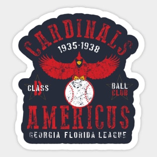 Americus Cardinals Sticker